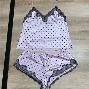 Victoria’s Secret Satin Cami Short Pajama Set